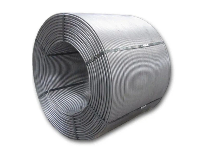 Alambre tubular para la fabricación de acero